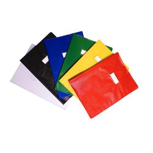 Illustration de : Protège-cahier A4 plastique épais 20/100e - Purple