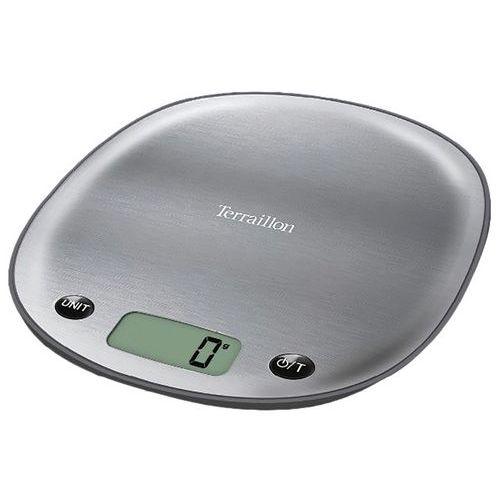 Illustration de : Balance 5 kg Inox & Réglisse - Macaron - Terraillon