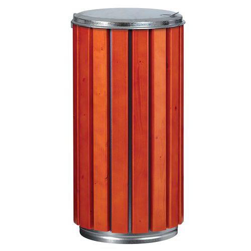 Illustration de : Poubelle à poser/fixer Zeno Protec galva Rossignol Pro