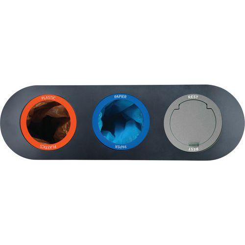 Illustration de : Station de tri sélectif Lune Split - 3 flux