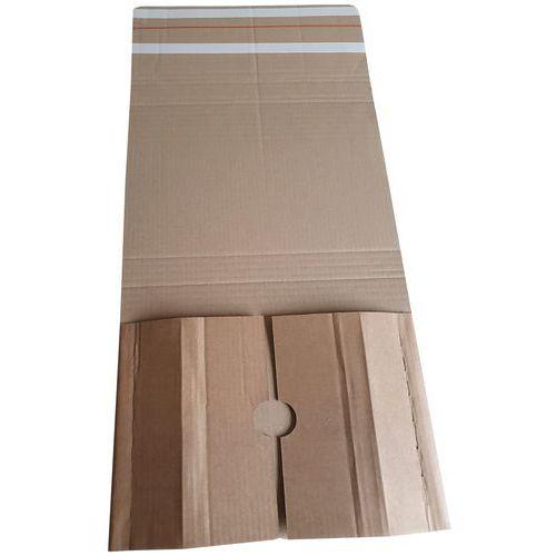 Illustration de : Etui avec bande d'arrachage et bande adhésive aller-retour