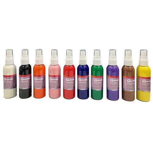Illustration de : Lot de 10 vaporisateurs 75ml peinture textile