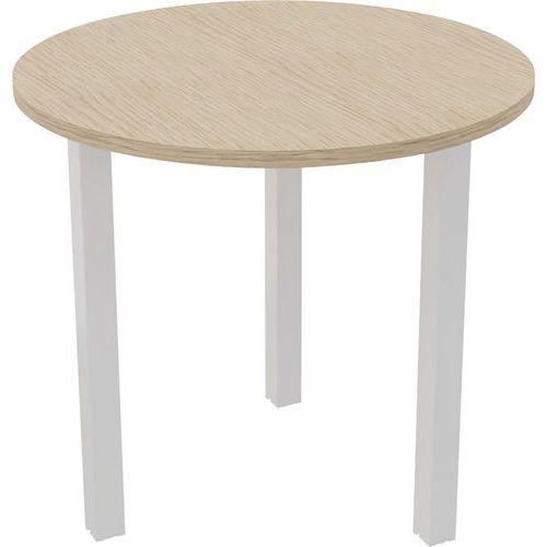 Illustration de : Table de réunion Arche Ø 80 cm Buronomic