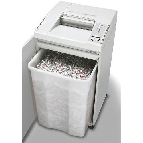 Illustration de : Destructeur de papier Ideal 2604 coupe croisée P-5 - IDEAL