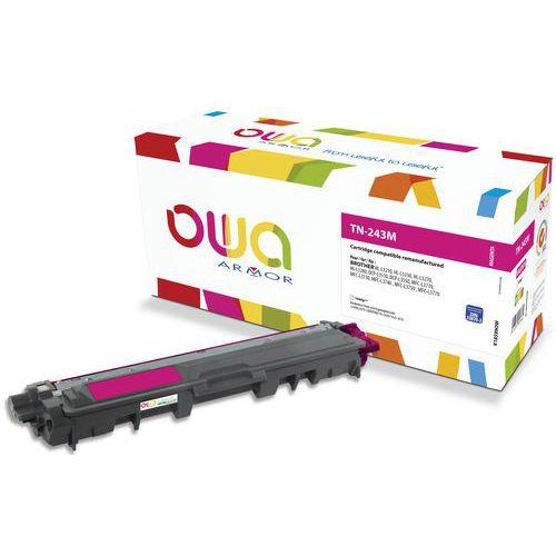 Illustration de : Toner capacité standard compatible Brother TN243 - Owa