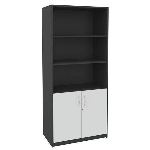 Illustration de : Bibiliothèque haute Sirius 2 portes basses