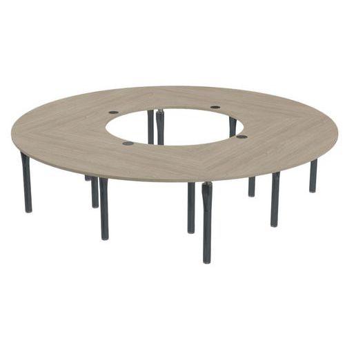 Illustration de : Table de réunion Noga ronde