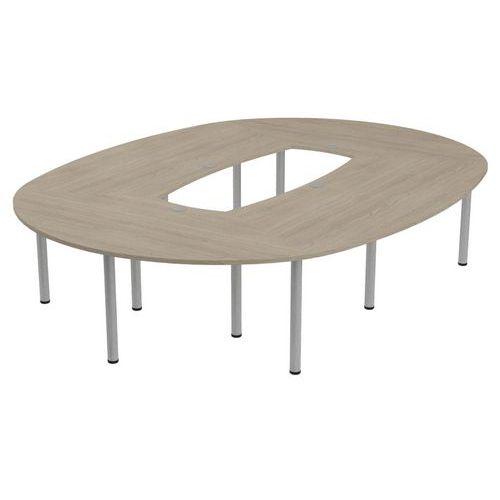 Illustration de : Table de réunion Tubo Ovale