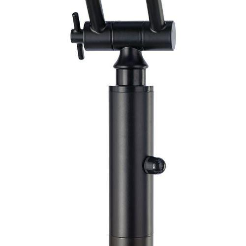 Illustration de : Lampadaire Varialux Led noir articule prise europe - Unilux