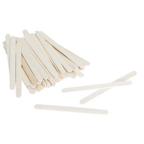 Illustration de : Sachet 300 bâtonnets bois naturel 113x10 mm
