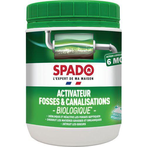 Illustration de : Activateur biologique fosses septiques et canalisations - Spado Expert De Ma Maison