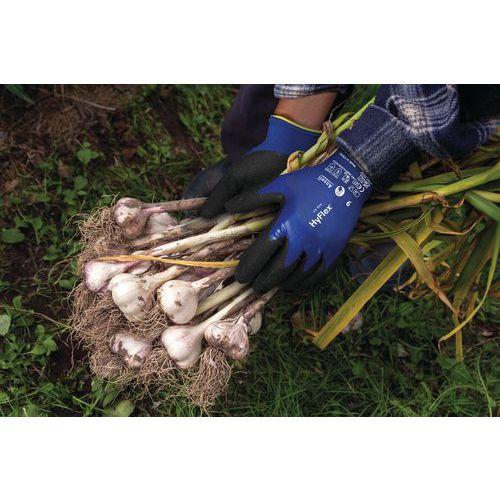 Illustration de : Gants de manutention imperméable nitrile HyFlex® 11-925 - Ansell