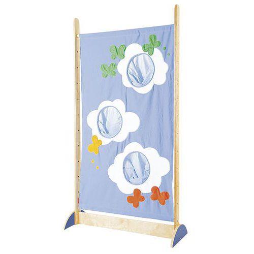 Illustration de : Claustra toile - nuages