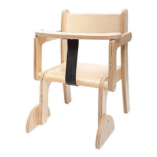 Illustration de : Chaise Emmi T0 accoudoirs ceinture et plateau