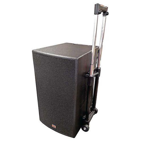 Illustration de : Enceinte amplifiée Mediax multifonction sans fil avec trolley - Tag