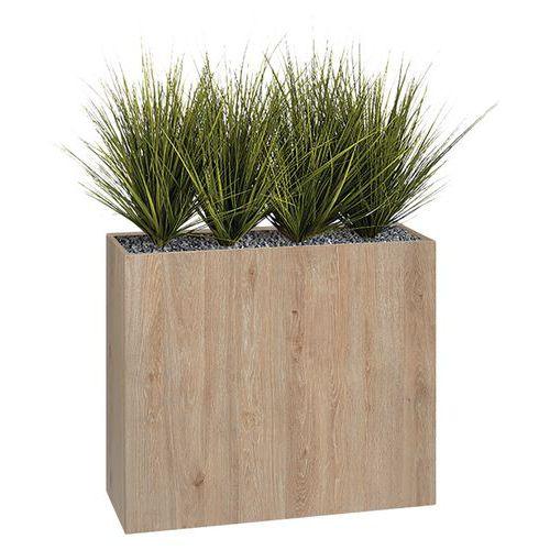 Illustration de : Jardinière bois BOSCO Graminées