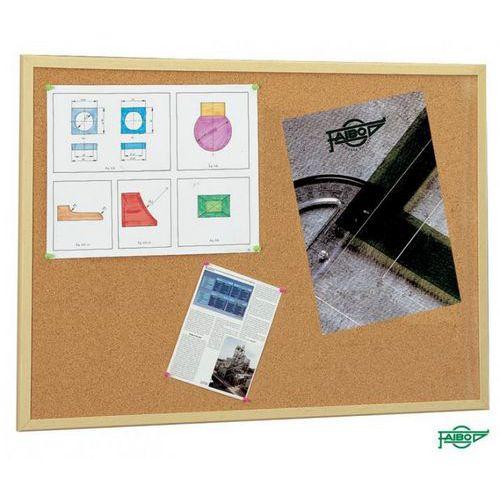 Illustration de : Tableau liège à encadrement bois 60 x 90 cm