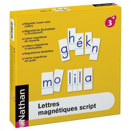 Illustration de : Lettres magnétiques script - Nathan