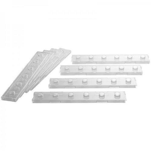 Illustration de : Lot 8 réglettes en plastique - Nathan