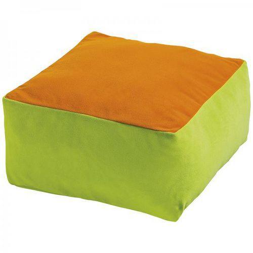 Illustration de : Coussin carré bicolore - Nathan