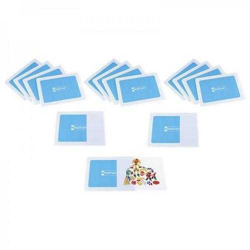 Illustration de : Porte-étiquette repositionnable grand format (lot de 15) - Nathan