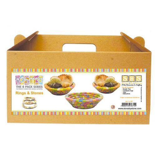 Illustration de : Atelier créatif de mosaïques pour décorer 6 coupelles en 3D