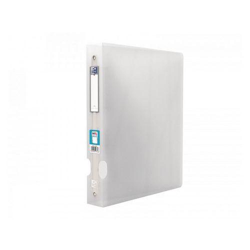 Illustration de : Classeur hawaï, format A4XLdos 40mm 4 anneaux ronds - Oxford