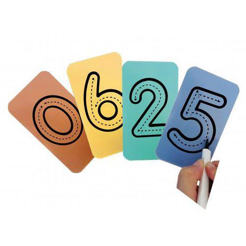 Illustration de : Chiffres à tracer