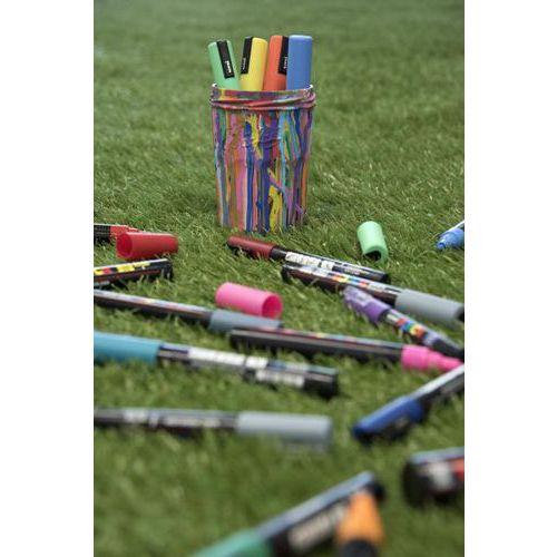 Illustration de : Mallette 60 markers peinture assortis - Posca
