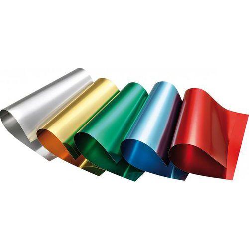 Illustration de : Carton miroir et holographique 230 g A4 - Folia