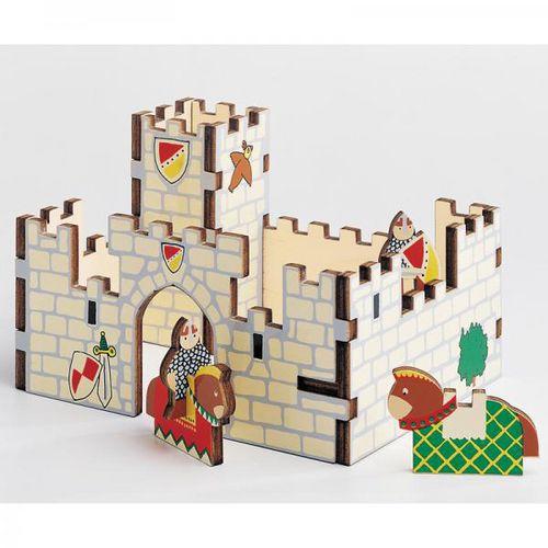 Illustration de : Première maquette - Le château fort - Nathan
