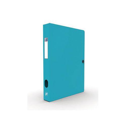 Illustration de : Boîte 24x32 dos 40mm pression polypropylène coloris assortis - Oxford