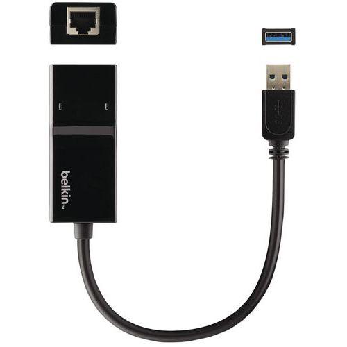 Illustration de : Adaptateur USB 3.0 vers RJ45 Gigabit ethernet - Belkin