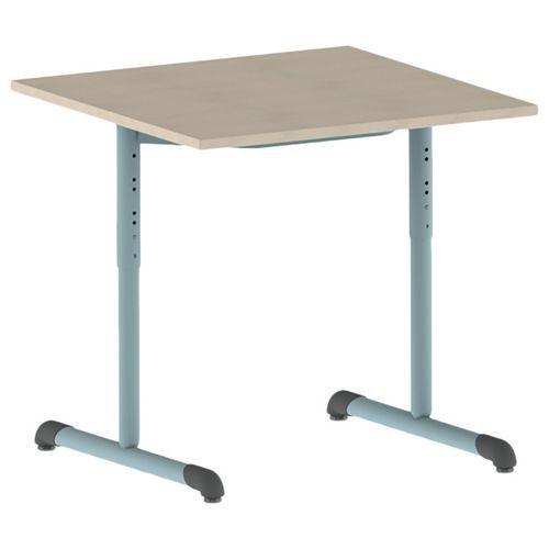 Illustration de : Table Bandana 80 x 80 cm réglable T3 à T6 dégagement latéral antibruit