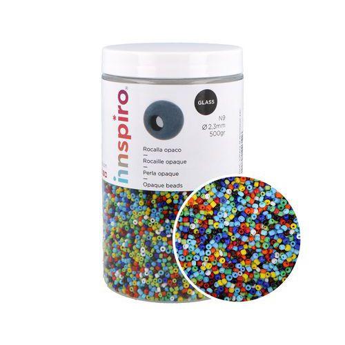 Illustration de : Boîte de 500 grammes perles de rocaille - Innspiro