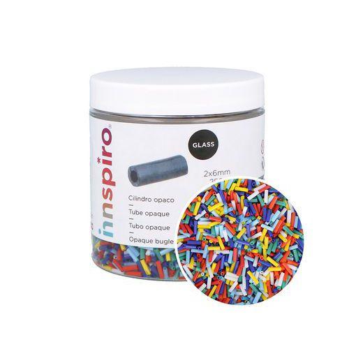 Illustration de : Bocal de 250 g de tubes en verre - Innspiro