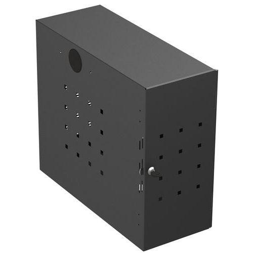 Illustration de : Coffre pour poste Format avec porte - QBS