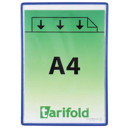 Illustration de : Pochette d'affichage adhésive - A4 Portrait - Tarifold