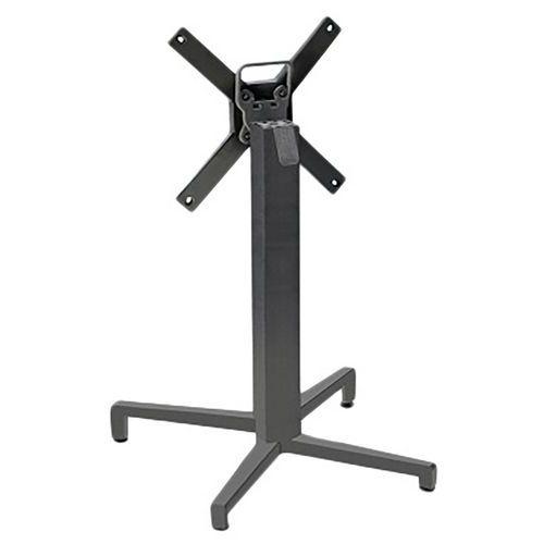 Illustration de : Pied de table Domino rabattable colonne carrée S-CAB