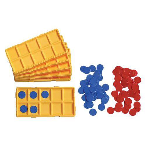 Illustration de : Boîtes à nombres réassort - Nathan