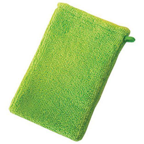 Illustration de : Gants de toilette microfibre
