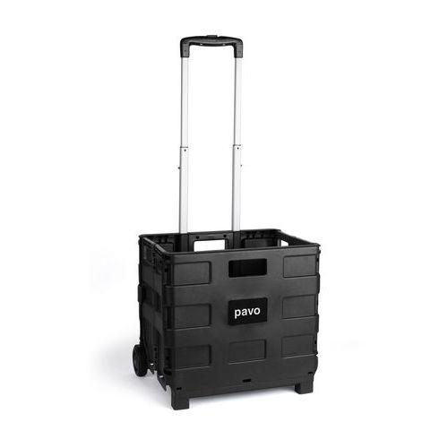 Illustration de : Pack n'roll Bac pliant 32 litres 380 x 360 x 88 mm sur roulette
