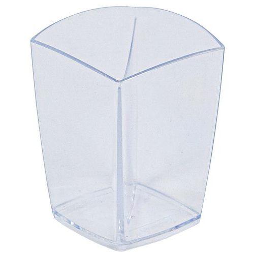 Illustration de : Pot à crayons cristal transparent - Manutan Expert