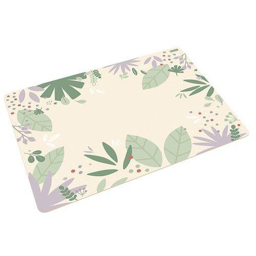 Illustration de : Grand tapis de regroupement vinyle - feuilles