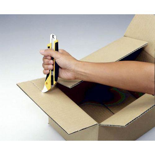 Illustration de : Cutter X-Design L-5 - Lame ultra tranchante 18 mm - Olfa