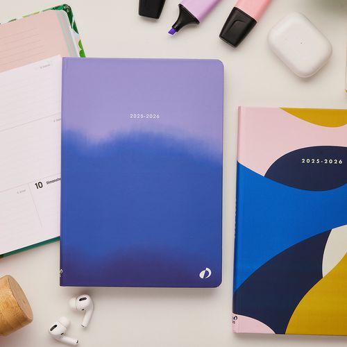 Illustration de : Agenda 15x21 cm atmosphere graphic 12mois d'août à juillet - Quo Vadis