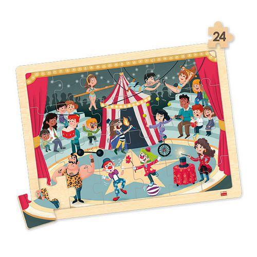 Illustration de : Les grands puzzles educatifs bois - les loisirs - Akros