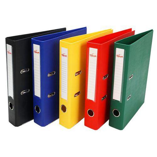 Illustration de : Classeur à levier plastique A4 dos 50 mm avec œillets blocage - Pichon